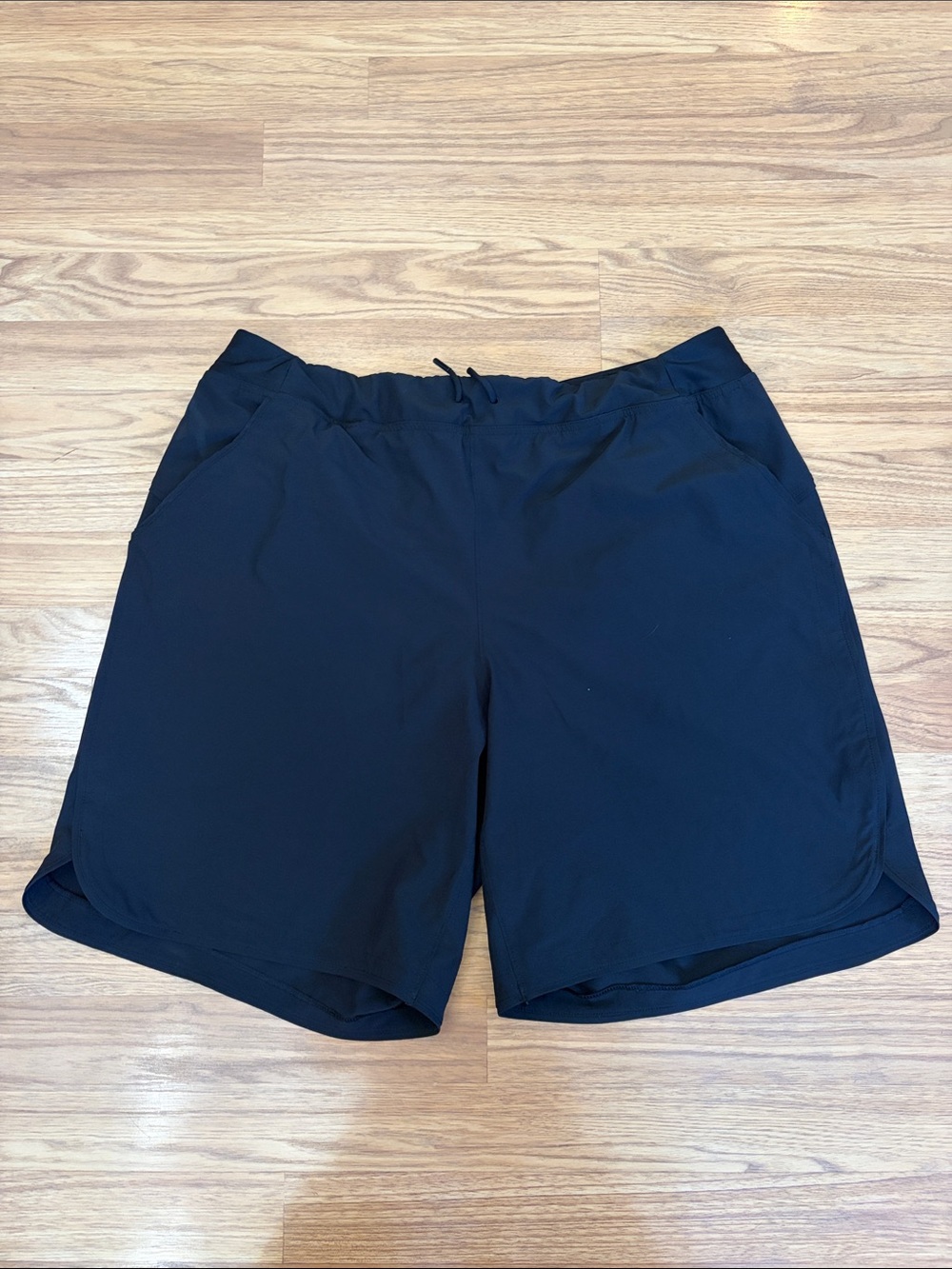 Lands' End Shorts Black Athletic Drawstring Shorts Size 18W